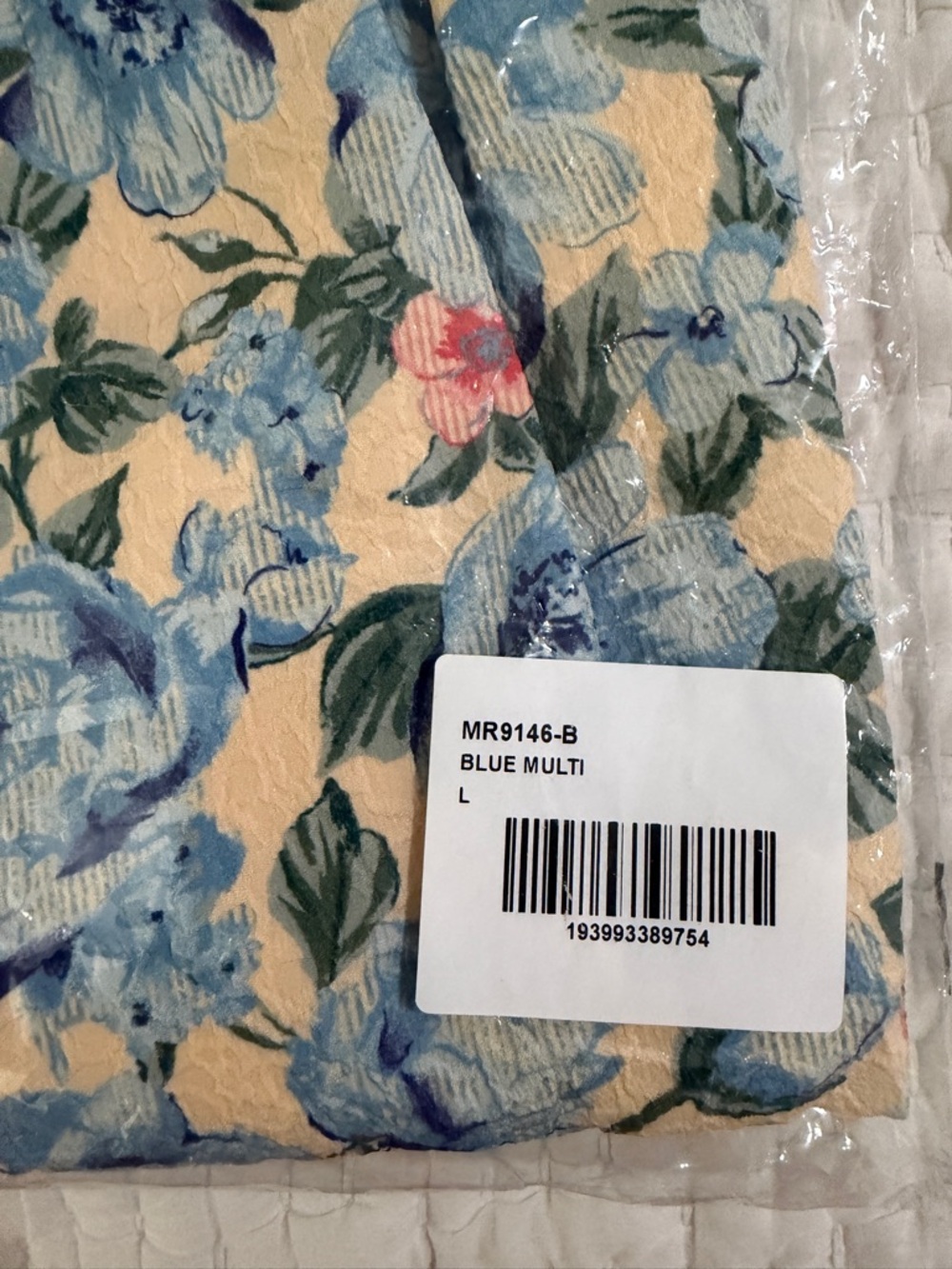 Tuckernuck Moon River Blue and Pink Floral Skirt